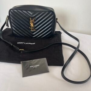 SOLDSaint Laurent Black Camera Bag GHW