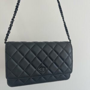 Chanel So Black Wallet on Chain